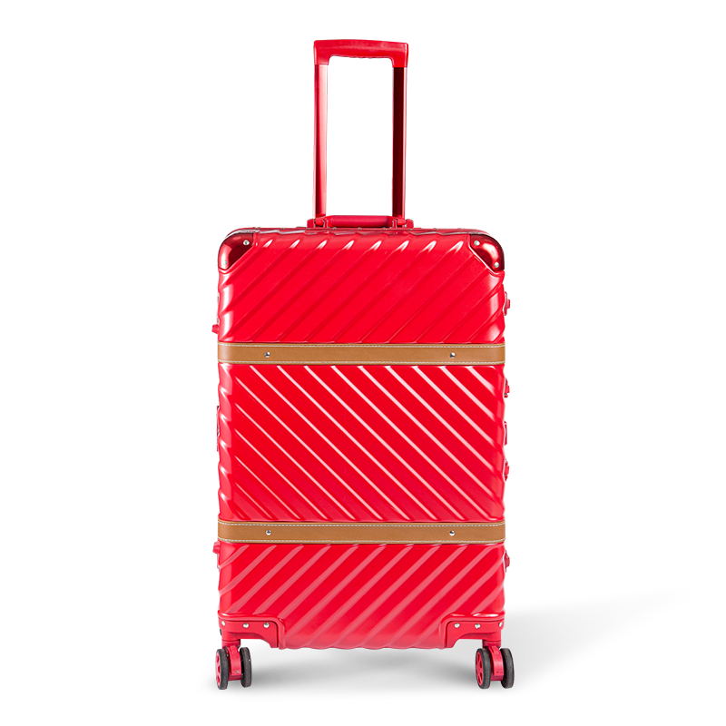 Nouveau bagage à la mode vintage à la mode avec roues à rayures pour hommes et femmes - idéal pour les voyages