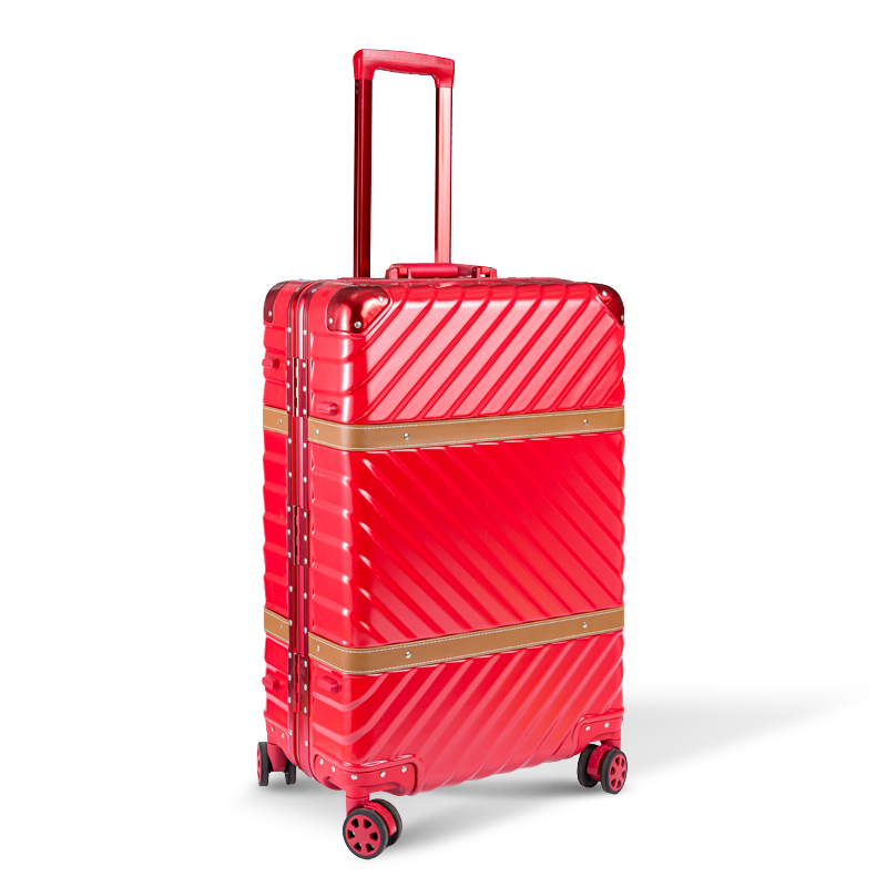 Nouveau bagage à la mode vintage à la mode avec roues à rayures pour hommes et femmes - idéal pour les voyages