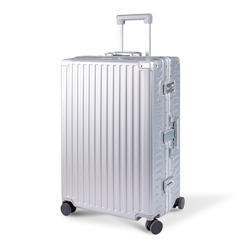 Suise de spinner à cadre en aluminium de voyage avec verrouillage à 3 chiffres - grande capacité pour les étudiants et les adultes