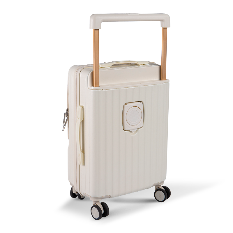 Sgg Trolley Buggage avec cinq roues, grande capacité, ouverture avant, bagages de voyage robustes, silencieux et à la mode