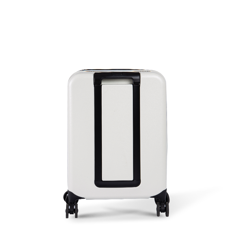 Blanc dure des bagages à main extensibles durs