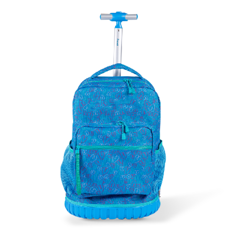 Sac à dos unisexe adapté à l'escalade avec protection contre la colonne vertébrale pour les adolescents, sac à dos roulant léger avec boîte à lunch