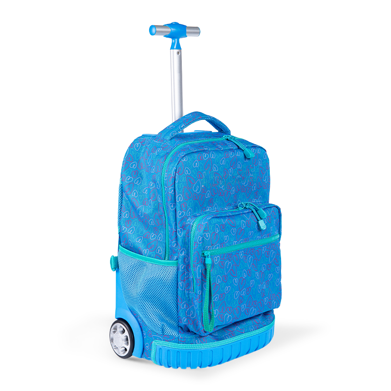 Sac à dos unisexe adapté à l'escalade avec protection contre la colonne vertébrale pour les adolescents, sac à dos roulant léger avec boîte à lunch