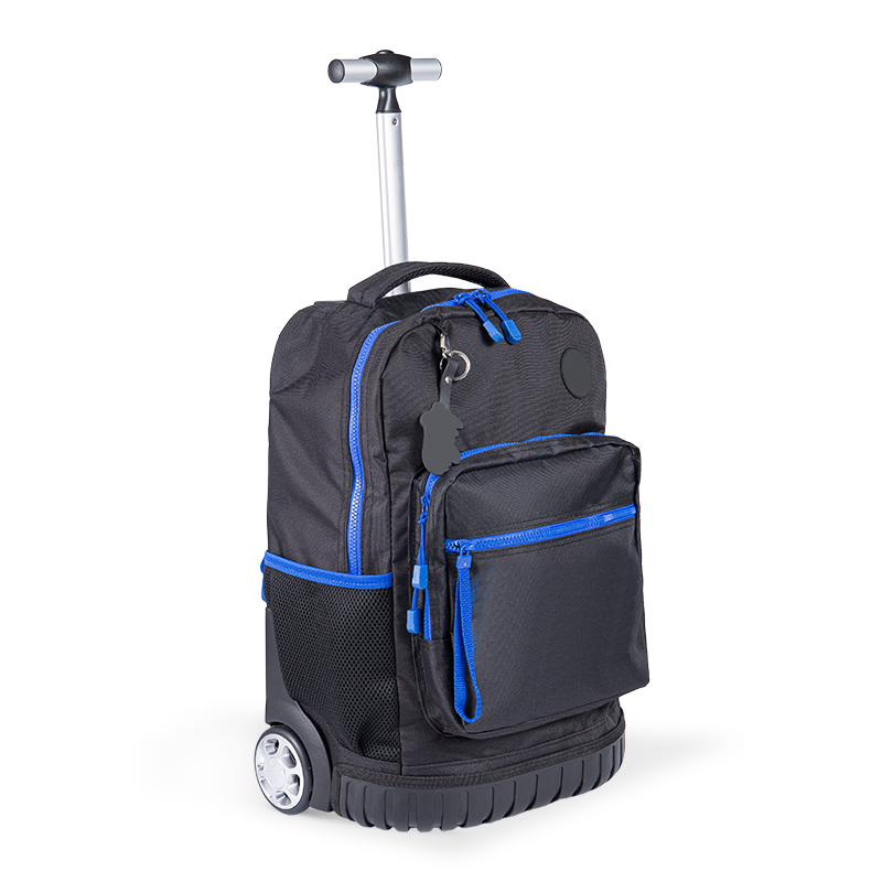 Sac à dos unisexe adapté à l'escalade avec protection contre la colonne vertébrale pour les adolescents, sac à dos roulant léger avec boîte à lunch