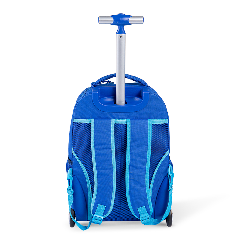 Sac à dos unisexe adapté à l'escalade avec protection contre la colonne vertébrale pour les adolescents, sac à dos roulant léger avec boîte à lunch