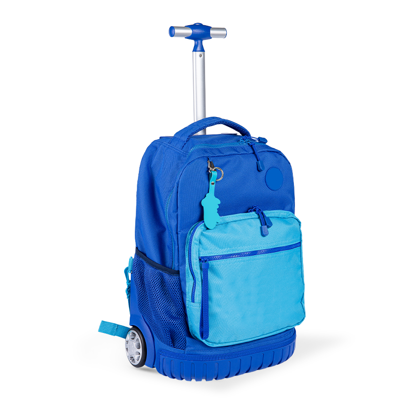 Sac à dos unisexe adapté à l'escalade avec protection contre la colonne vertébrale pour les adolescents, sac à dos roulant léger avec boîte à lunch