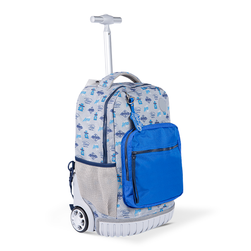 Sac à dos unisexe adapté à l'escalade avec protection contre la colonne vertébrale pour les adolescents, sac à dos roulant léger avec boîte à lunch