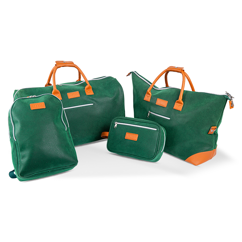 Sac fourre-tout de voyage premium complet vert unisexe Green
